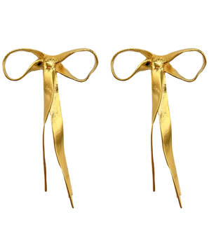 SUSMIES - Queen Bow Earrings Gold