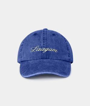 LAAGAM AW24- Blue Embroidered Logo Cap