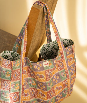 RE-TALE - Viti Bag Set Patola Silk #12